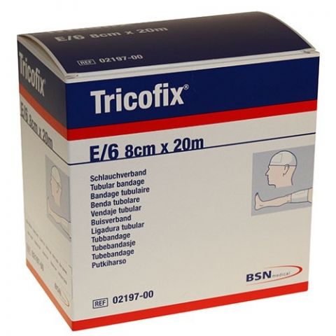 Tricofix-Schlauchbandage 8cm x 20m Größe E