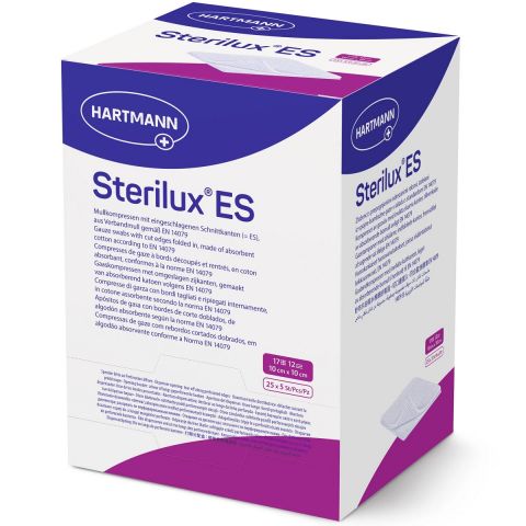 Sterilux ES Mullbinde steril 8-lagig 7,5x7,5cm 25x2 Stück