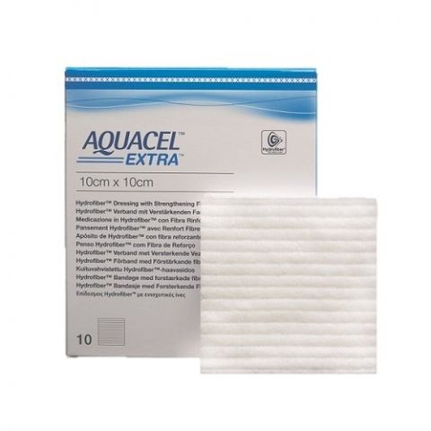 Aquacel Extra Hydrofibre Wundverband steril 10x10cm