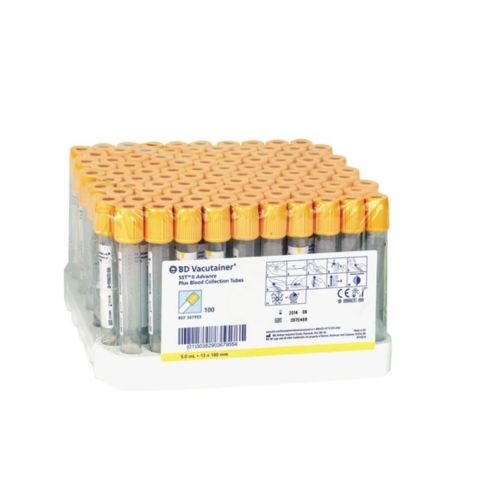 BD Vacutainer-Blutröhrchen SST II Advance gelb 5ml 100 Stück