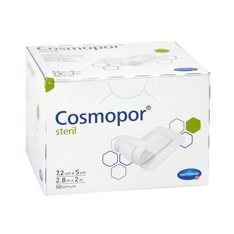 Cosmopor Steril Wundverband 7,2 x 5cm 50 Stück