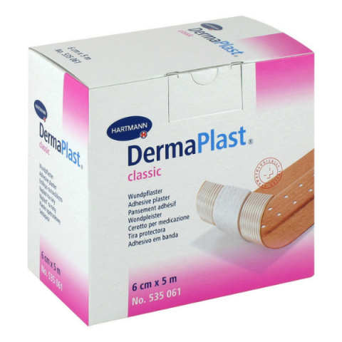 DermaPlast Classic Wundpflaster 5m x 6cm 