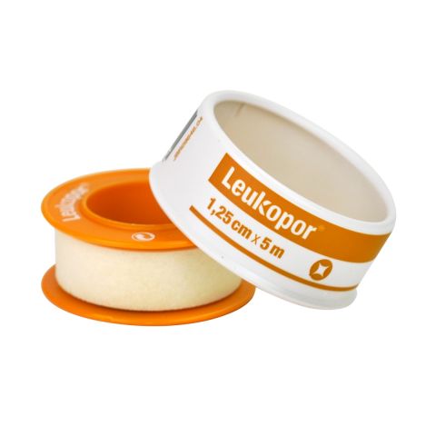 Leukopor Pflaster 1,25cm x 5m