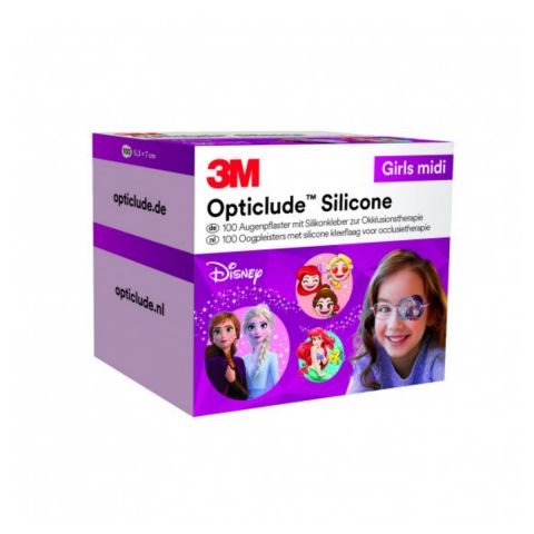 Opticlude Silikon-Augenklappen Disney Midi Girls 100 Stück