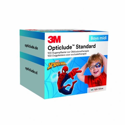 Opticlude Standard Augenklappen Marvel Midi Boys 100 Stück