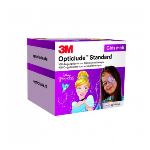 Opticlude Standard Augenklappen Disney Midi Girls 100 Stück