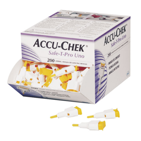 Accu-chek Safe T-Pro Uno Lanzette 200 Stück