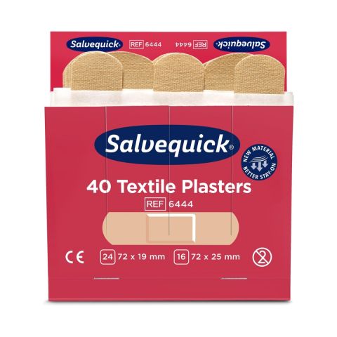 Salvequick Nachfüllpackung Textil 40 Pflaster