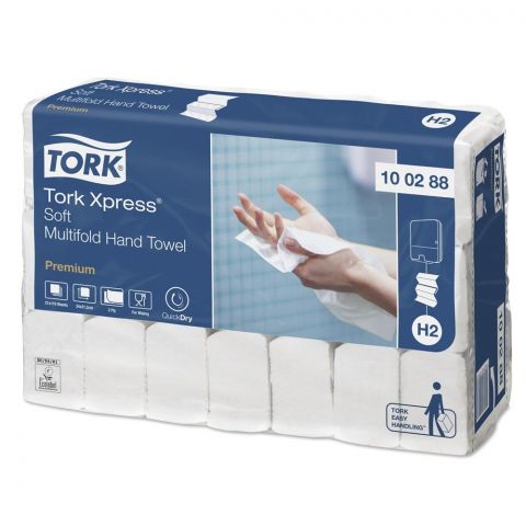 Tork Premium Soft 2-lagig H2 Xpress Handtücher